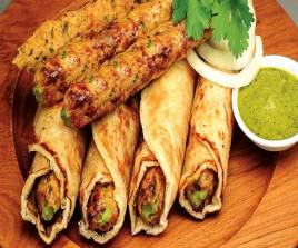 CHICKEN SEEKH KABAB ROLL